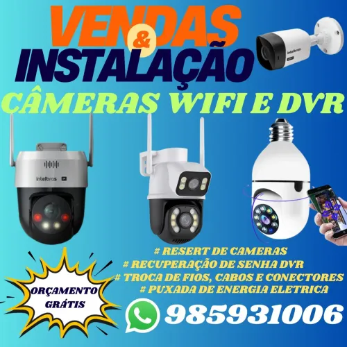 CÂMERAS WIFI - VENDAS E INSTALAÇÃO