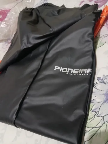 Roupa de chuva pra motoqueiro / pioneira