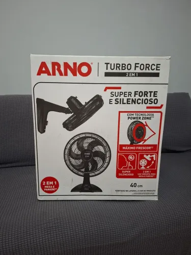 Ventilador Arno - NOVO, NUNCA USADO