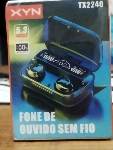 Fone de Ouvido Bluetooth com Carregador PowerBank