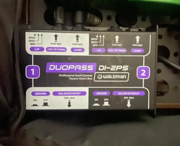 Direct box estéreo passivo - Waldman