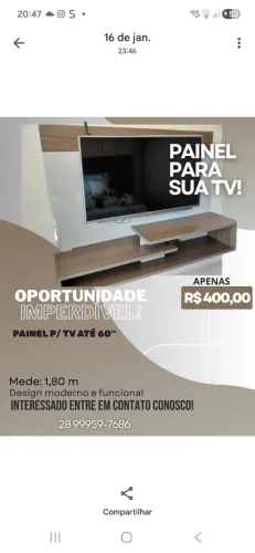 Painel para TV até 60 polegadas