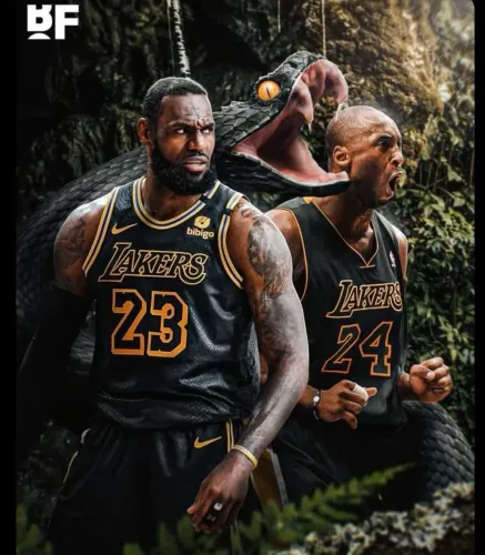 Regata basquete NBA Lakers edição especial mamba negra GG