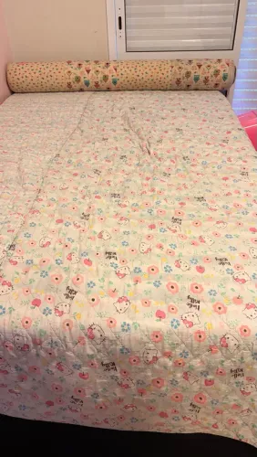 Cama solteiro viúva com baú