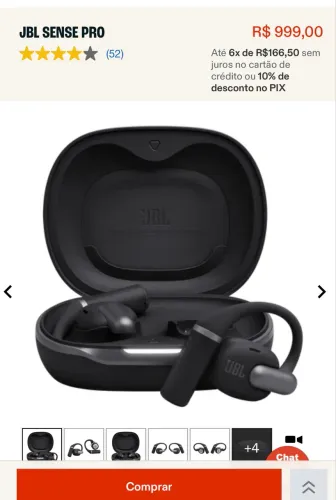 Fone de Ouvido JBL Sense Pro NOVO
