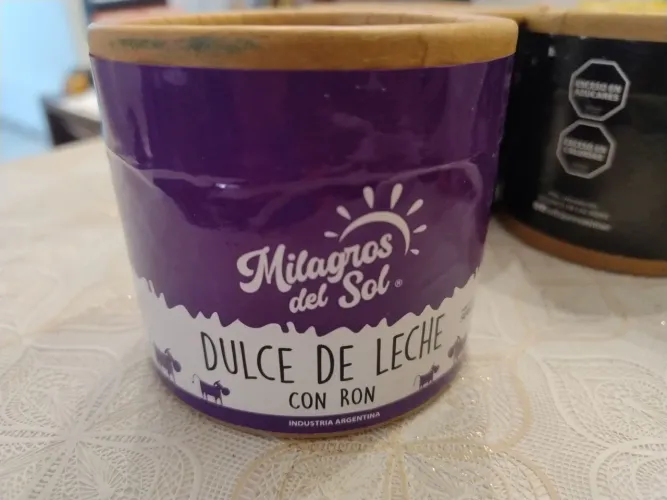 Milagros del Sol - Dulce de Leche com Rum 500 g (Importado da Argentina)