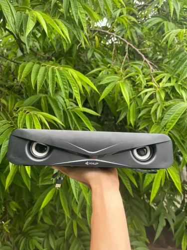 Soundbar Gamer para PC e Notebook com LED RGB - Som Estéreo de Alta Qualidade