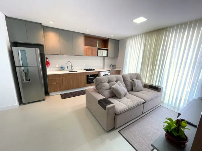 Locação Anual - Apartamento mobiliado com 01 Suíte + 01 Dormitório na Praia Brava - Itajaí
