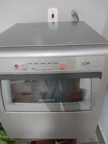 Máquina lavar loucas prata compacta 8 serviços