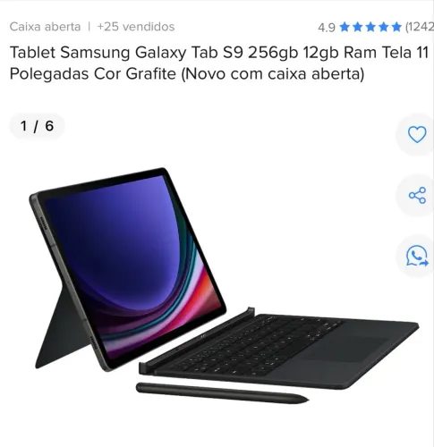 Tablet Samsung Galaxy tab S9