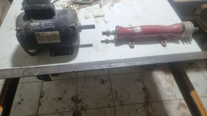 Motor e mandril