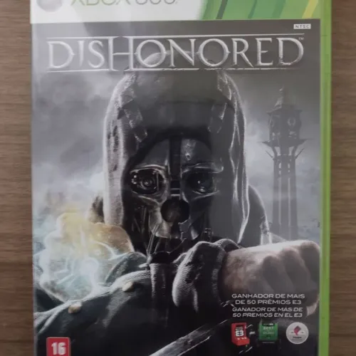 dishonored xbox 360 midia física completo