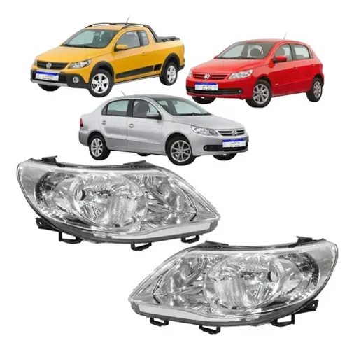 Farol Volkswagen Gol Voyage Saveiro G5 2009 2010 2011 12 13
