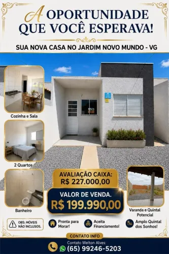 Casa - Totalmente Reformada no Jardim Novo Mundo - VG