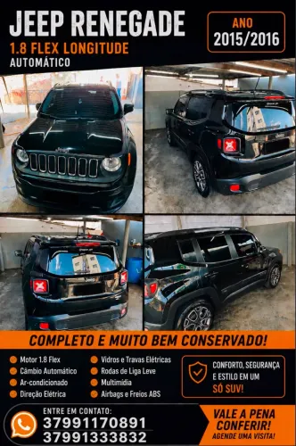 Jeep Renegade Longitude 1.8 4X2 Flex 16V Aut. 2016