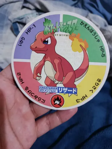 Carta pokémon menko do charmeleon