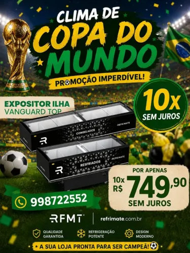 Ilha pra congelados refrimate novas em 10x sem juros 