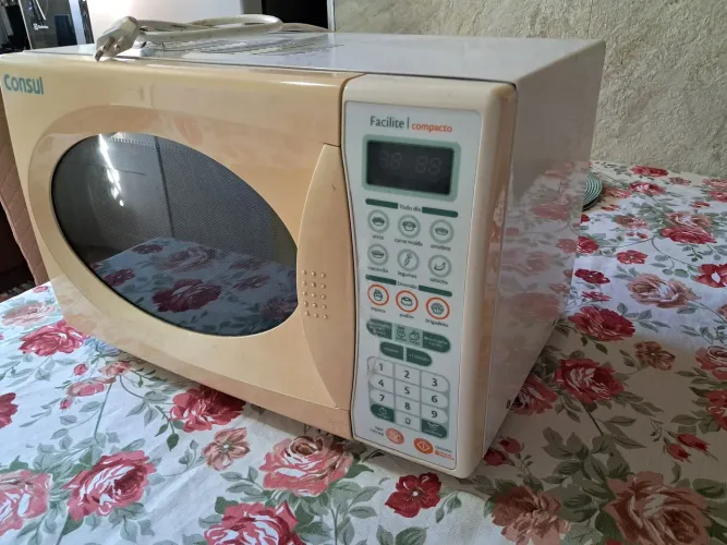 Micro-ondas branco 110v consul 18litros RETIRADA em CANOAS 
