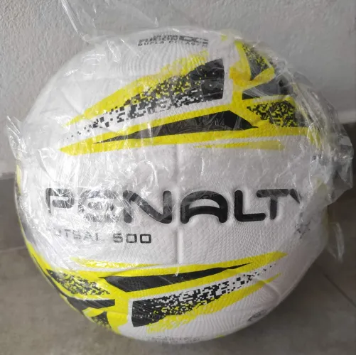 Bola Futsal RX 500 Penalty Amarela - Branco