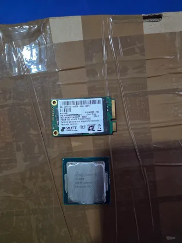 Processador i5 8500 8th, mais ssd m1 msata 256gb.