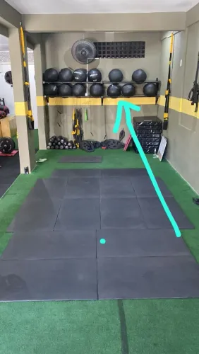 Organizador de crossfit de parede