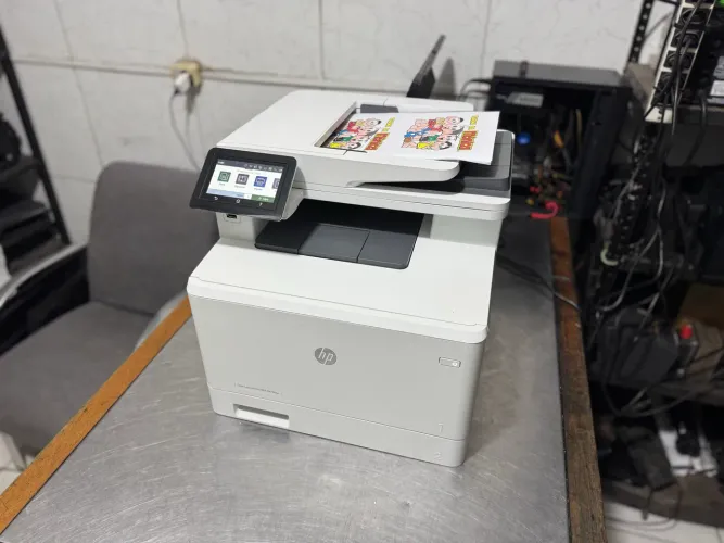 Impressora Hp laser colorida MFP M479fdw Seminova ideal para transfer 