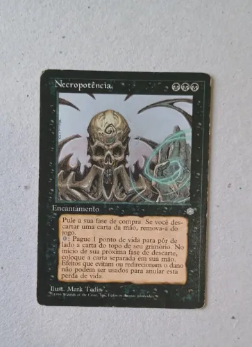 Card Magic The Gathering - Necropotência (Necropotence) - Encantamento