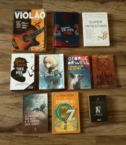 Lote de livros [total de 10 livros]