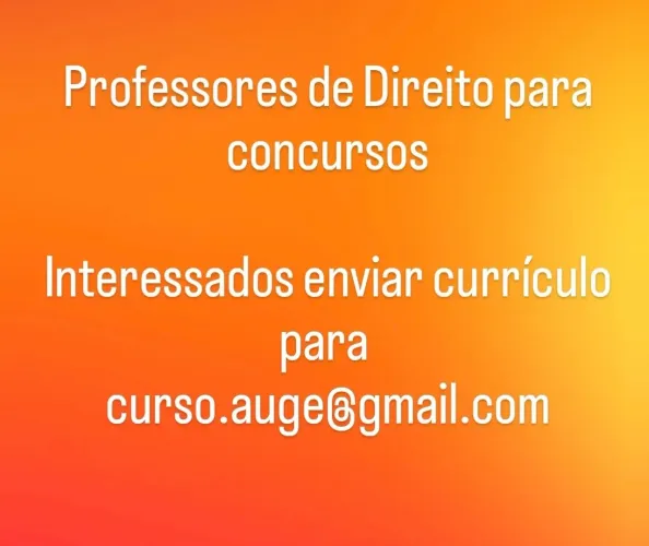 Vagas de Professores de Direito