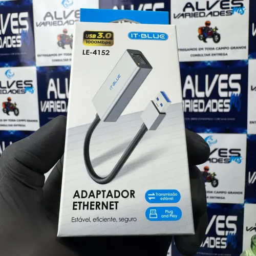 Adaptador de rede USB 3.0 RJ45 Gigabit 