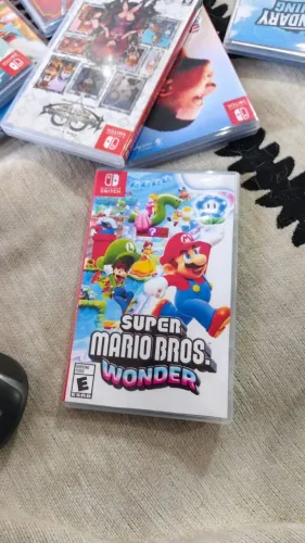 Jogo Super Mario bros. Wonder Nintendo switch midia fisica fisico