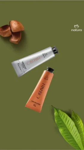 Kit Natura Ekos Castanha - Creme para os Pés e Creme para as Mãos 