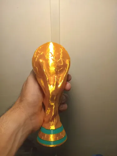 Taça copa do Mundo 18,5cm nova