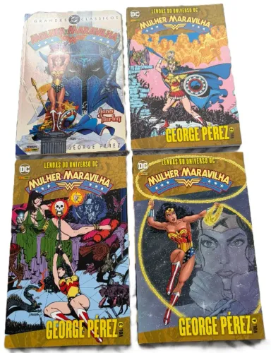 Mulher Maravilha - Lendas do Universo DC Vol. 1 a 4 - George Perez
