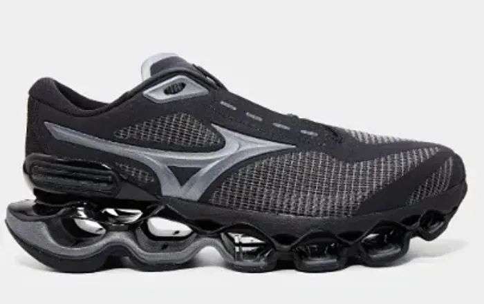 Tênis Mizuno Wave Prophecy 15 - Preto+Cinza N° 39 Original