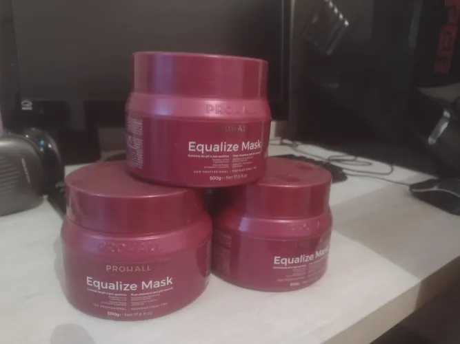 3 Máscaras PROFISSIONAL Reconstrução Capilar 500g