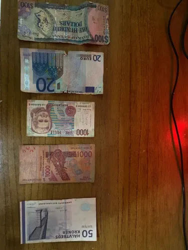 Notas antigas para coleção