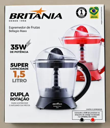 Espremedor de Frutas Bellagio Maxx Britânia 110v/127v