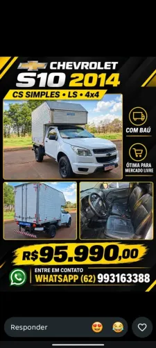Chevrolet S10 Pick-up LT 2.4 F.power 4X2 CD 2014