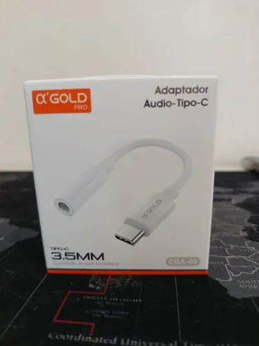 Adaptador de áudio Tipo C para P2 auxiliar / OFERTA IMPERDÍVEL