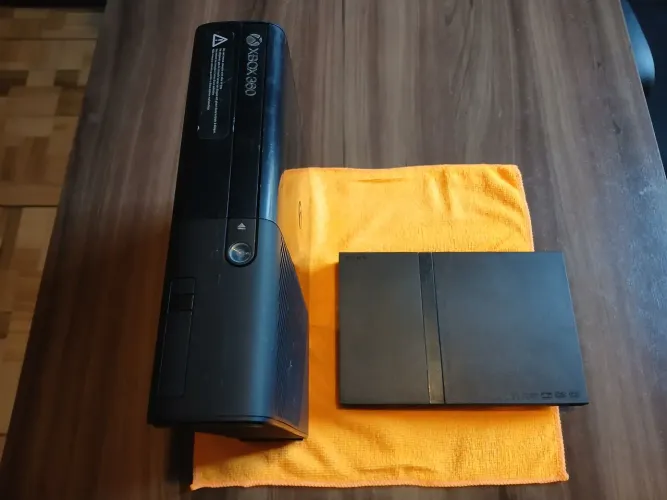 XBOX 360 SUPER SLIM E PS2 SLIM PARA RETIRADA DE PEÇAS