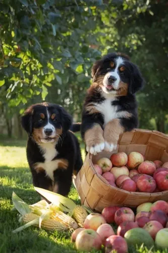 Bernese Mountain Machos e Femeas 