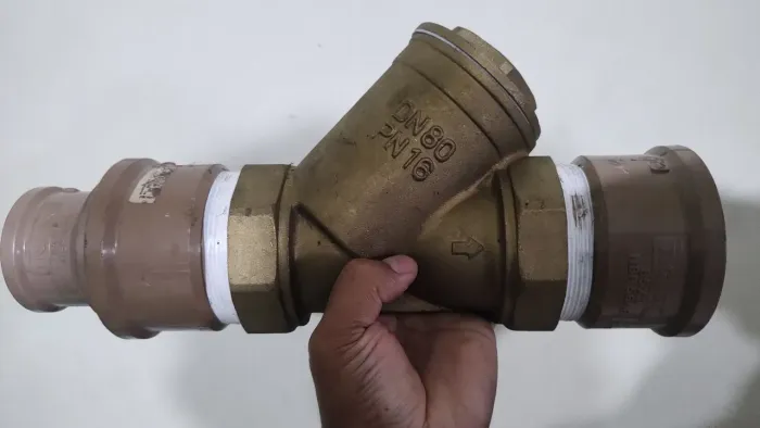 Filtro Y Bronze DN80 PN16 - Tela Inox Deca + Adaptadores