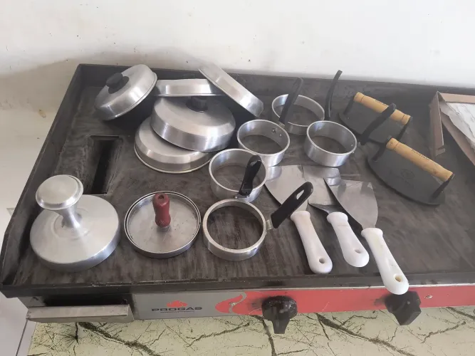 Produtos pra hamburgueria com chapa $800