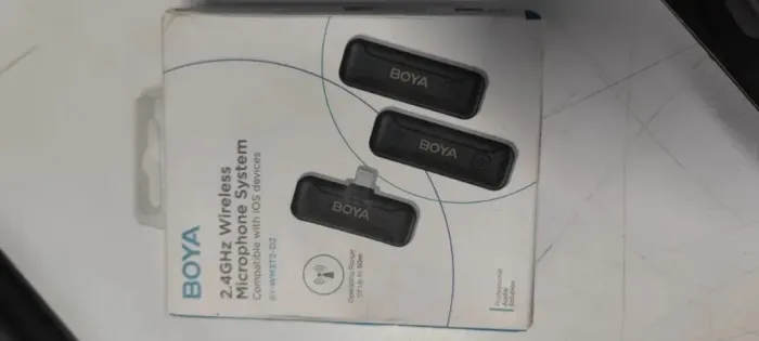 Microfones Boya By-wm3t2-d2 Condensador Omnidirecional Cor Preto IOS