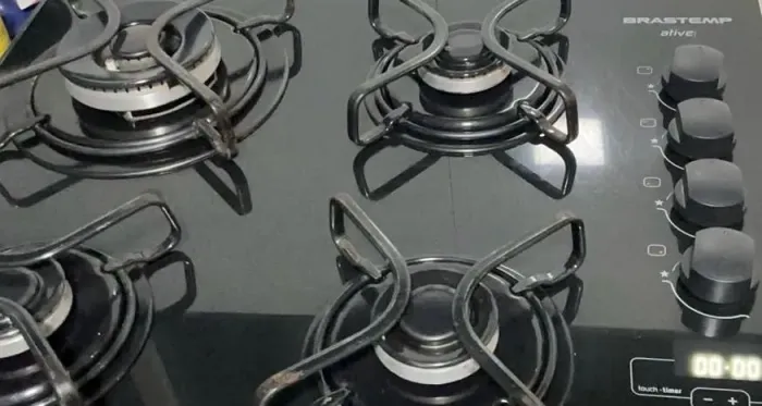 Fogão Brastemp Ative 4 Bocas com Timer Digital - Ótimo Estado