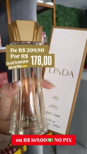 PERFUME linda O Boticário 