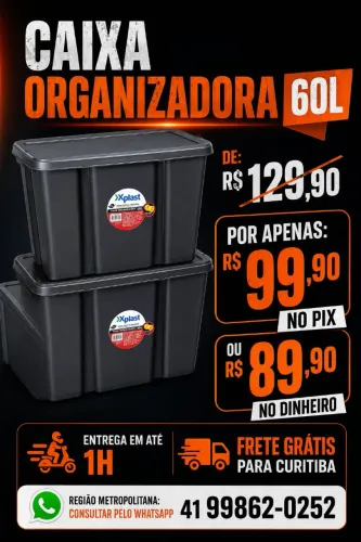 Caixa Organizadora 60L