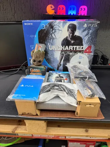 PlayStation 4 500gb Desbloq NOVO - Loja Fisica - Garantia - Aceito Trocas