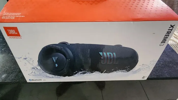 Caixa jbl EXTREME 03 original com todos os acessórios